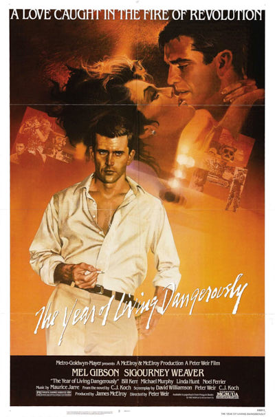 Movie poster for The Year of Living Dangerously.